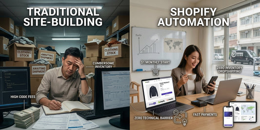 Shopify Blueprint 2026: How to Launch a No-Code, Zero-Inventory E-Commerce Store (The Ultimate Guide to Sourcing, Payments &amp; Automated Fulfillment)