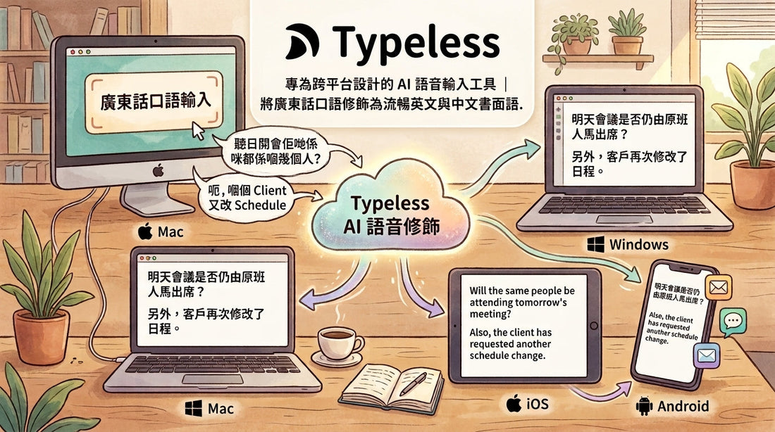 《Typeless》實測評測｜香港白領與創作者必備！每日幫你勁慳時間嘅 AI 語音 Email 助手（附 ROI 算術分析）