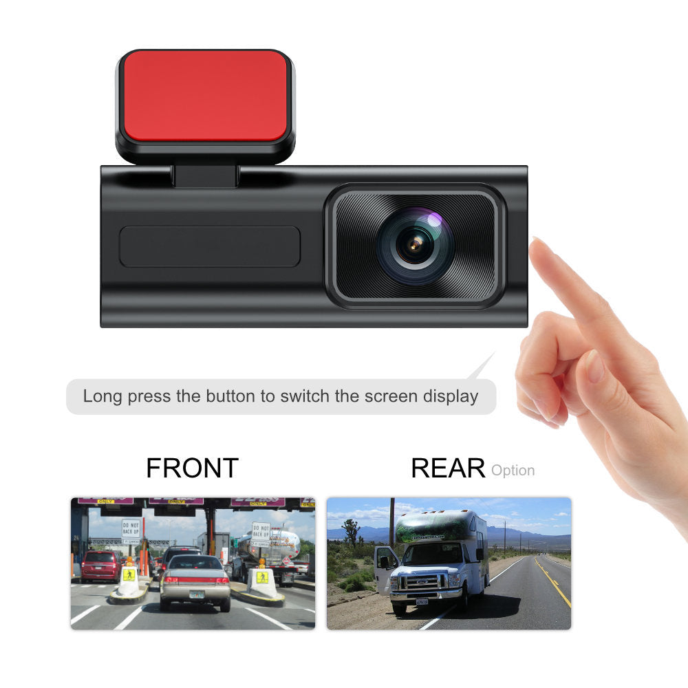 4K 超高清行車記錄器 WiFi 行車記錄儀，配備 1.47 吋顯示器、WDR 夜視和 GPS - A212