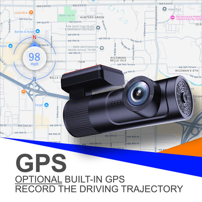 2025 Ultra-Wide WDR HD Night Vision WiFi GPS Dash Cam - A226