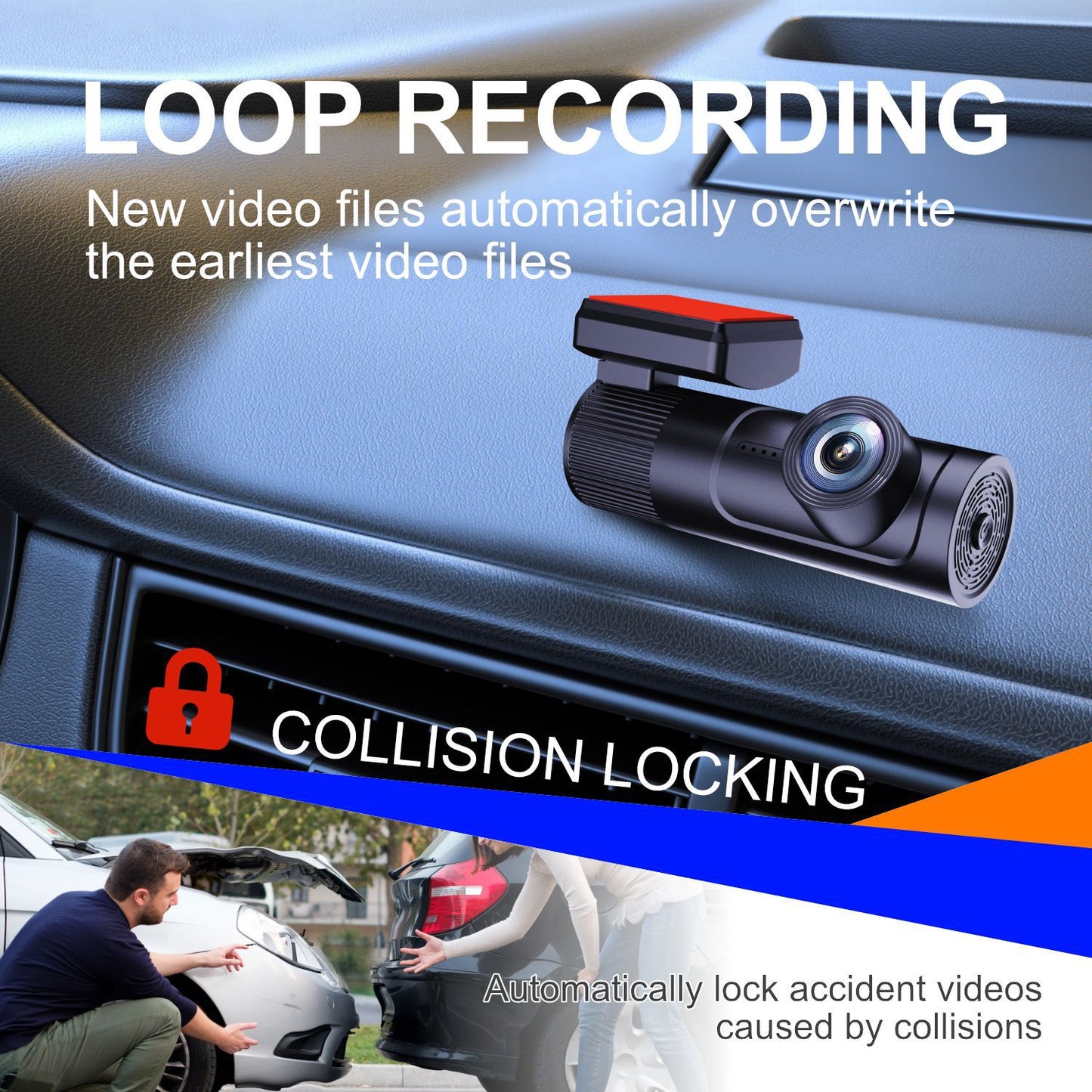 2025 Ultra-Wide WDR HD Night Vision WiFi GPS Dash Cam - A226