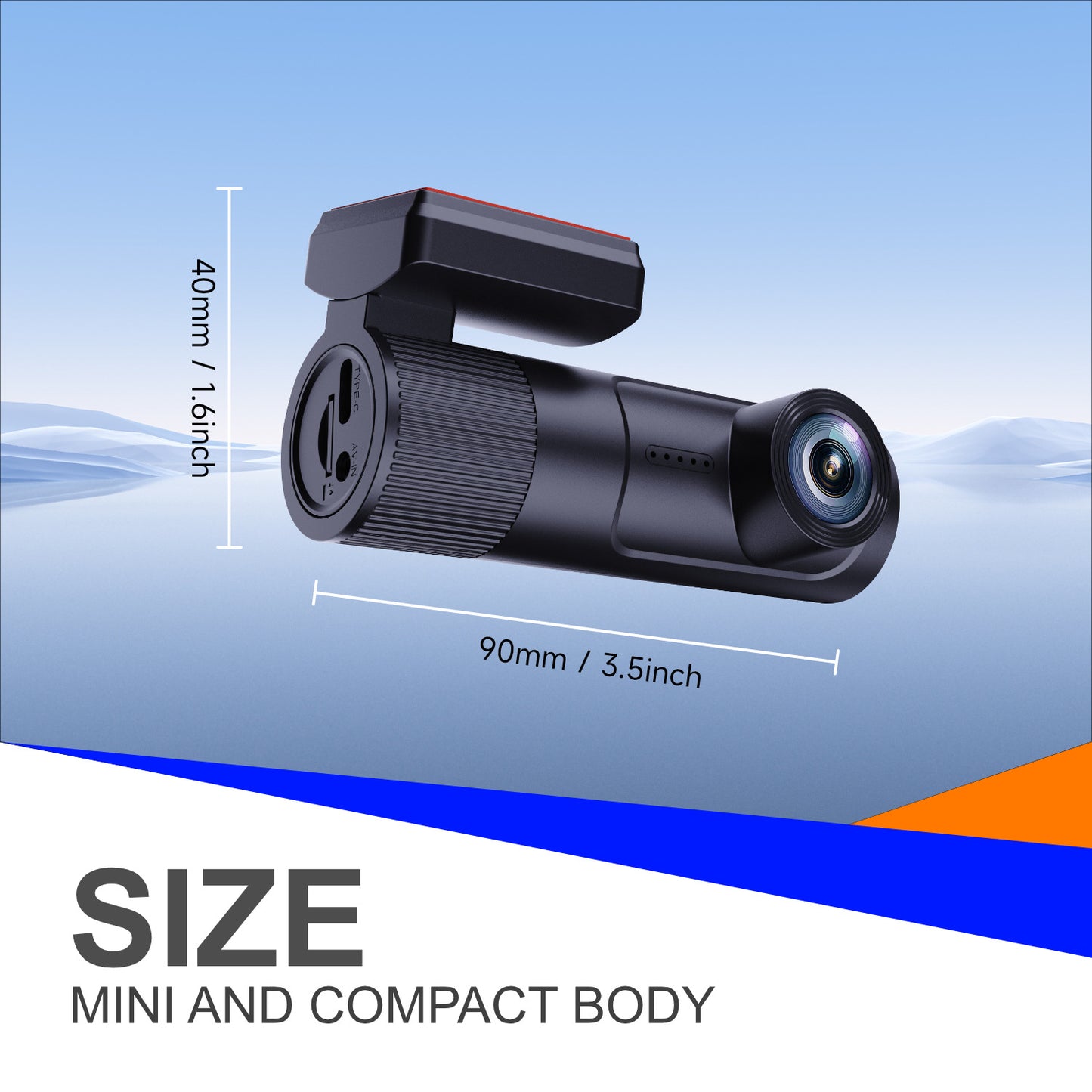 2025 Ultra-Wide WDR HD Night Vision WiFi GPS Dash Cam - A226