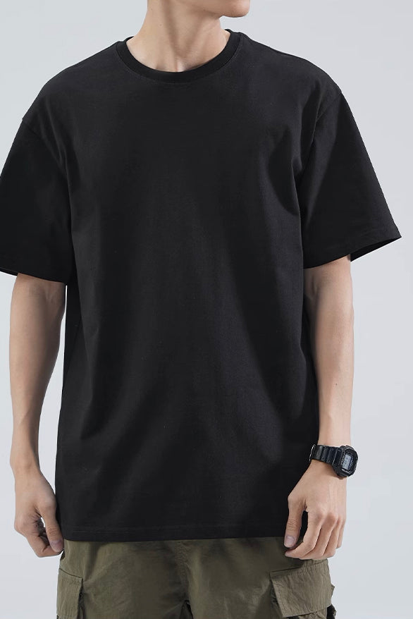 Sanben needle style cotton short sleeve T-shirt