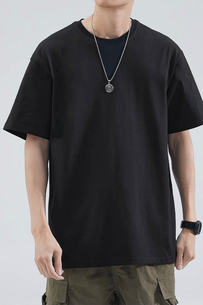 Sanben needle style cotton short sleeve T-shirt