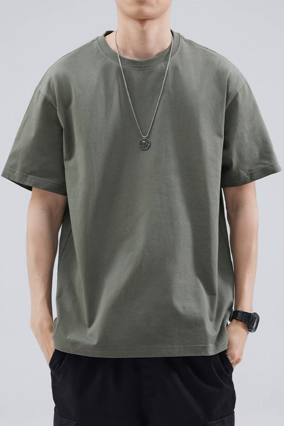 Sanben needle style cotton short sleeve T-shirt