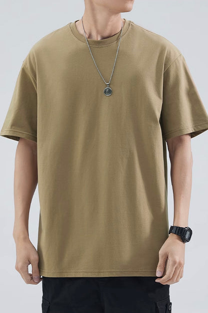 Sanben needle style cotton short sleeve T-shirt