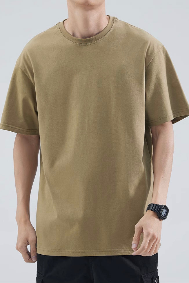 Sanben needle style cotton short sleeve T-shirt