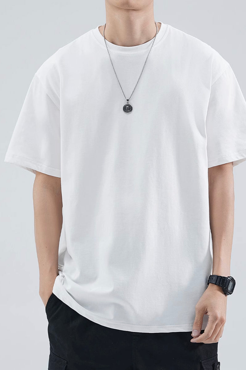 Sanben needle style cotton short sleeve T-shirt