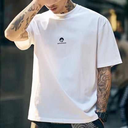 Loose style & half-sleeved fit T-shirt