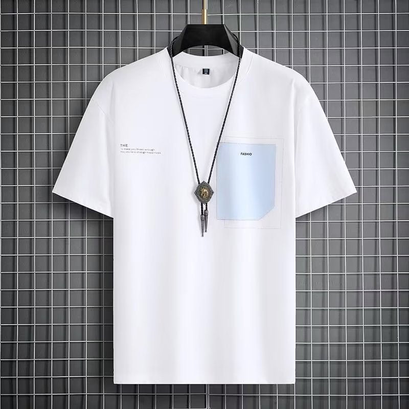 Lightweight polyester slim fit and short sleeves T-shirt