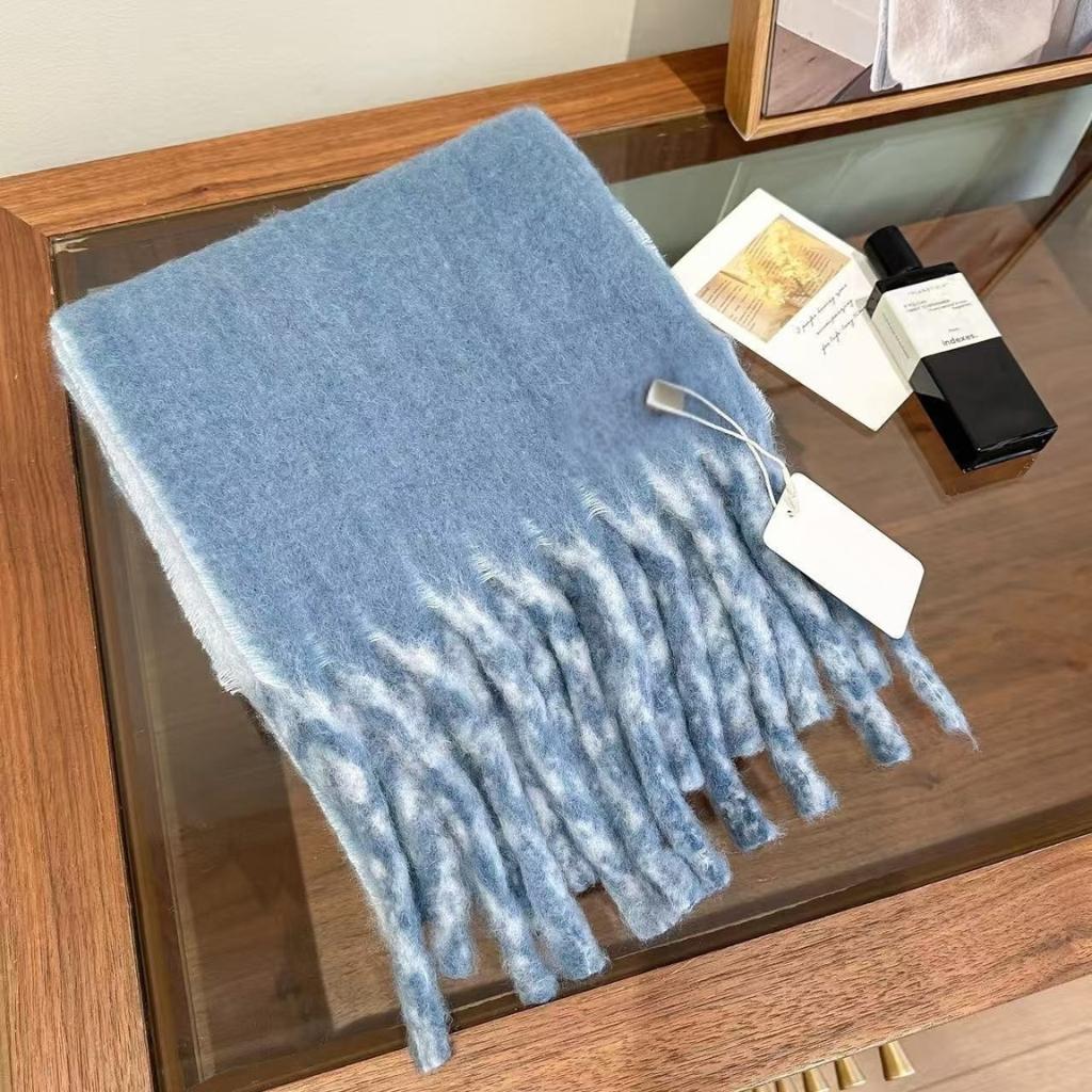Korean-Style Tassel Knit Scarf - Versatile Warm Shawl & Neck Warmer