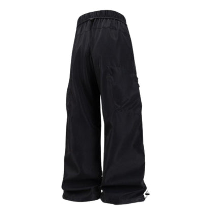 Mens All-Season Functional Cargo Pants | Loose-Fit Straight-Leg Outdoor Trousers