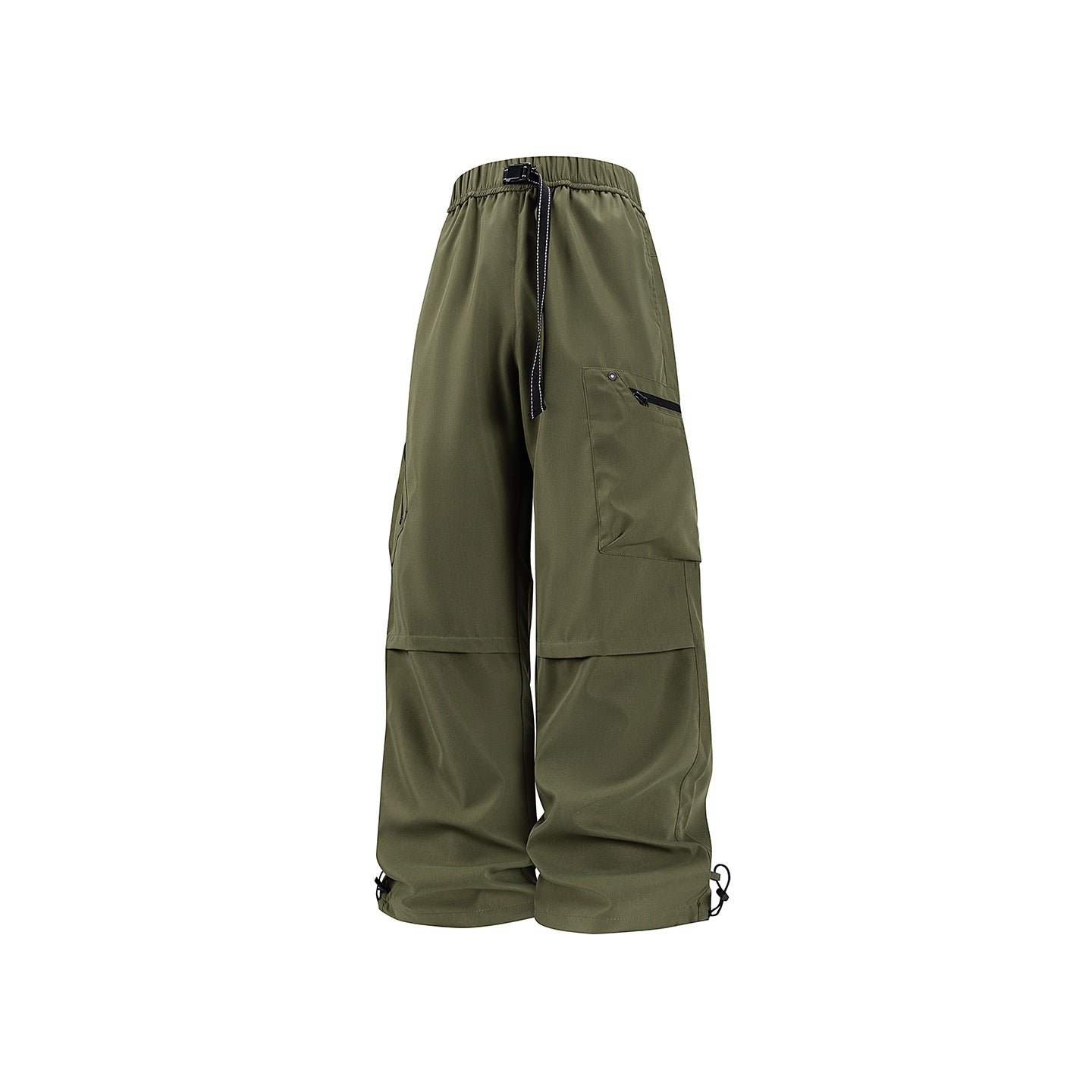 Mens All-Season Functional Cargo Pants | Loose-Fit Straight-Leg Outdoor Trousers