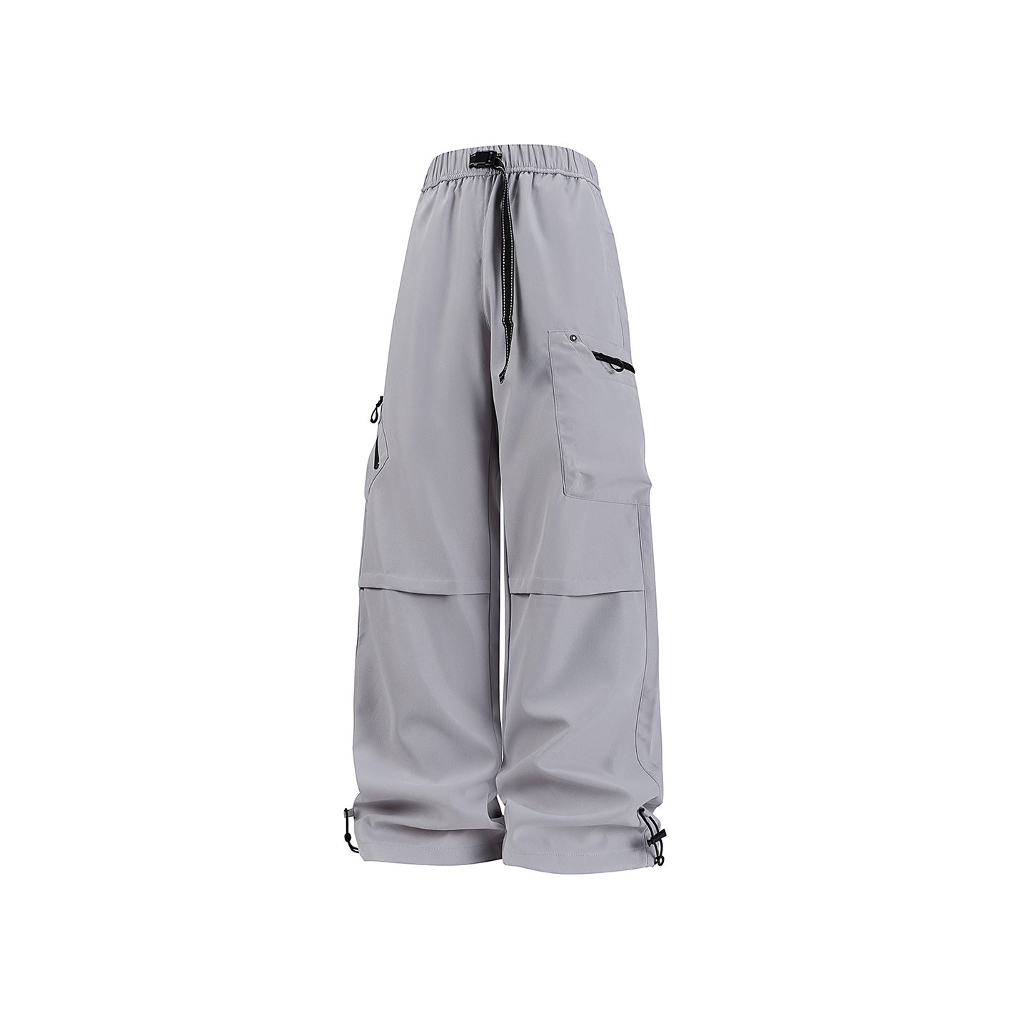 Mens All-Season Functional Cargo Pants | Loose-Fit Straight-Leg Outdoor Trousers