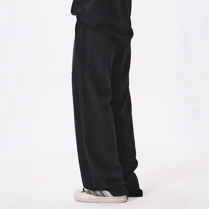 Luxe Pleated Wide-Leg Trousers